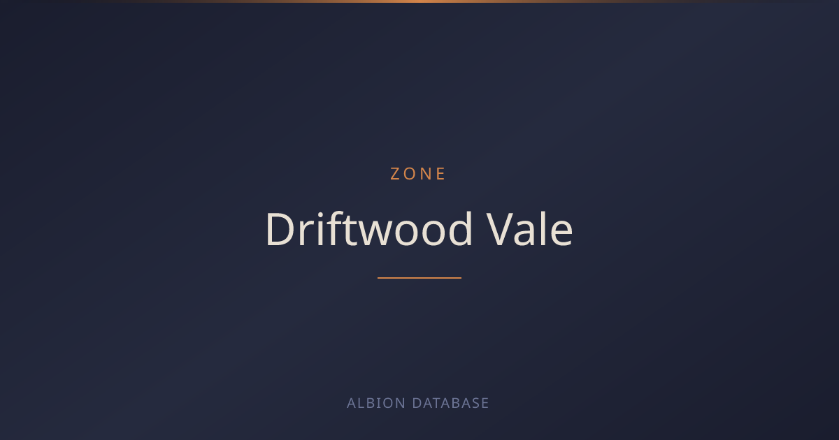Albion Online Driftwood Vale — Zone Guide & Resources - Albion Online ...