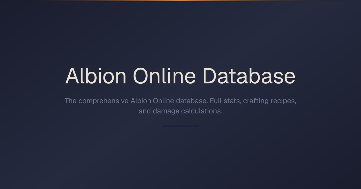 Albion Online PvP Meta — Top Weapons & Builds This Week
